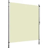vidaXL Store extérieur 200 x 270 cm Crème