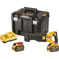 DeWalt Scie sabre 2.0 XR FLEXVOLT 54V 3Ah Li-Ion Brushless - 2 batteries - coffret TSTAK - DCS389X2-QW