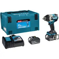 Makita DTW701RTJ Boulonneuse À Chocs Sans-fil - 18V Li-ion - 2 Batteries 5,0 Ah - Mbox - 700 Nm - 1/2" - Brushless