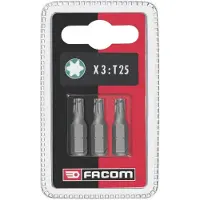 Facom EX1 - Jeux de 3 embouts standards série 1 Torx EX140.J3