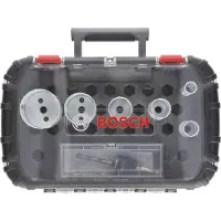 Bosch 2608594190 - Set 9-pièces Scies-Trépans Power-Change Wood And Metal 19 / 25 / 38 / 44 / 68 / 83 Mm