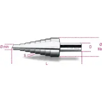 Beta 004250016 Treppenbohrer HSS 10 mm 85 mm (10 mm)