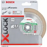Bosch 2608615136 - X-LOCK Disque diamant Standard for Ceramic 110 x 22,23 x 1,6 x 7,5 mm