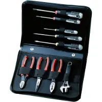 Bahco Pochette à outils 9 pièces- Electricien (9 pièces)