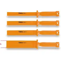 Beta Set de 4 burins en plastique plats résistants aux rayures Beta