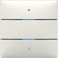 Theben LUXORliving iON2 bouton-poussoir,2 boutons,2 LED d'état,capteur de température,blanc