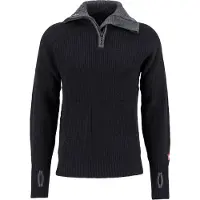 Ulvang Rav sweater w/zip, hommes, noir