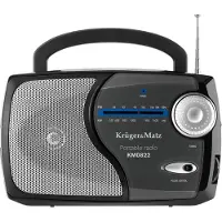Krüger&Matz KM0822 Radio portable AM/FM, noir