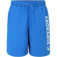 Superdry Code Applque 19inch Swimming Shorts Bleu M Homme