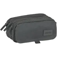 Safta Basic Big Triple Trousse à crayons Gris Homme Gris One Size