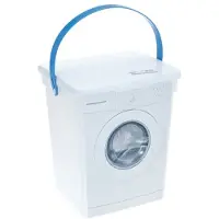 Massamarkt Boite pour lessive - 5 L - Plastique - Blanc