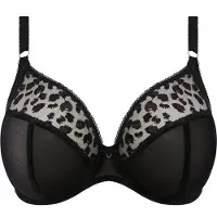 Elomi NAMRAH UW BANDLESS PLUNGE Dames Beha - JET - Maat 80K (EU), Noir, (80 K)