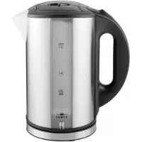 Lentz Bouilloire en acier inoxydable avec filtre amovible, 2200 W, capacité : 1,7 L | avec éclairage LED