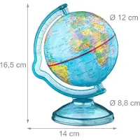 Relaxdays Tirelire Globe