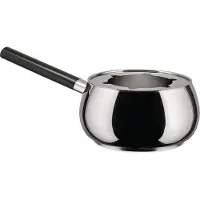 Alessi Pot à fondue argenté, Caquelon, Argent