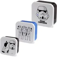 Puckator Original Stormtrooper - Pack 3 boîtes à goûter
