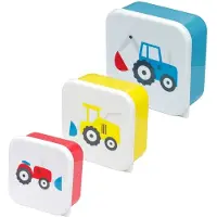 Puckator Little Tractors Lunchboxen Brotdosen 3er Set M/L/XL