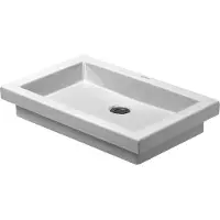 Duravit lavabo encastré 2ND FLOOR o ÜL HLB 580x415mm o HL bassin intérieur blanc (415 mm, 580 mm)