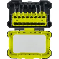 Ryobi 4892210149084 Boîte antichoc 10 accessoires de vissage, Multicolore