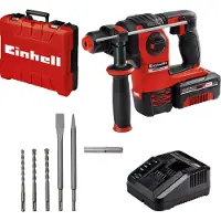 Einhell Marteau perforateur sans fil HEROCCO Kit +5 Accessoire (1x3,0Ah) - avec batterie