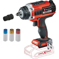Einhell Clé à chocs sans fil – IMPAXXO 18/400 – 18 V – 400 Nm – porte-outil 1/2” – 3 vitesses – sans batterie ni chargeur