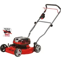 Einhell Tondeuse à gazon sans fil – GE-CM 36/48 Li M-Solo – Largeur de coupe 48 cm – Mulching – Power X-Change