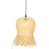 QAZQA Suspension d'extérieur orientale en bambou IP44 - Carlos