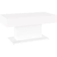 vidaXL Table basse blanche 96x50x45 cm Bois composite