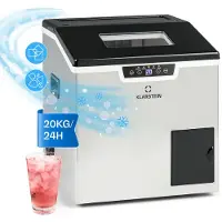 Klarstein Icefestival Cube machine à glaçons 400 W 1,9 L 20 kg/24 h
