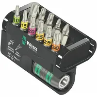 Wera 05057435001 12 Pièces Bit-Check 12 Wood TX HF 1 Jeu D'embouts - PZ/TX