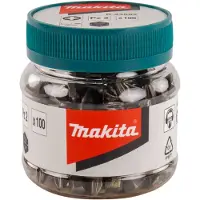 Makita Peu de tournevis ; PZ2; 100 unités