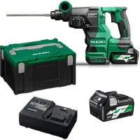 HiKOKI DH3628DAWRZ Marteau Perforateur Set En HSC 36V Batterie 3J SDS-Plus