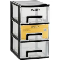 Stanley Organiseur de petite quincaillerie 3 tiroirs Essential Media STST40711-1