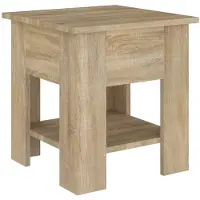vidaXL Table basse chêne Sonoma 40x40x42 cm Bois composite
