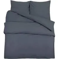 vidaXL Ensemble de literie anthracite 260x240 cm Microfibre légère