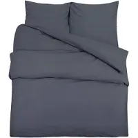 vidaXL Ensemble de literie Anthracite 240x220 cm Microfibre légère