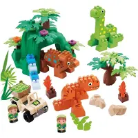 Ecoiffier Jeu de construction Dinoland - Abrick - - À partir de 18 mois