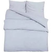vidaXL Ensemble de literie Gris 260x240 cm Microfibre légère