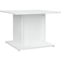 vidaXL Table basse blanche 55,5x55,5x40 cm Bois composite
