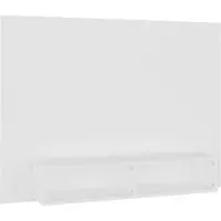 vidaXL Meuble TV mural blanc 120x23,5x90 cm Bois composite
