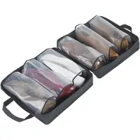 Wenko Deep, Organisateur de voyage, Noir, Transparent