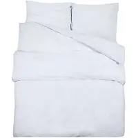 vidaXL Surmatelas de couette Leicht 140x200 cm Mikrofaser Weiß