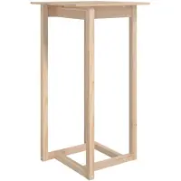 vidaXL Table de bar 60x60x110 cm pin massif