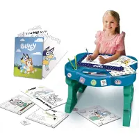 Lisciani Table d'activités bleue