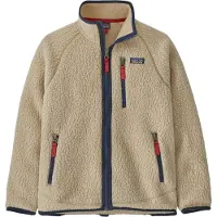 Patagonia - Polaire à col montant - K's Retro Pile Jkt El Cap Khaki - Taille Enfant 126-132 - Beige