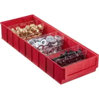 Allit Caisse industrielle 'ProfiPlus ShelfBox 500B, rouge, 1 pièce