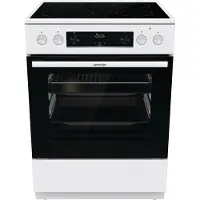Gorenje GECS6C70WPA Cuisinière à poser avec plan de cuisson en vitrocéramique
