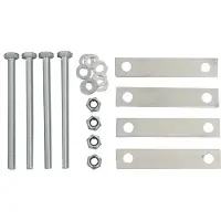 Alutec Kit de fixation pour boîte à timon