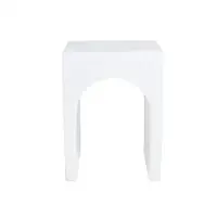 OYOY Tabouret recyclé Siltaa blanc