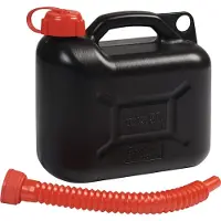 HP Autozubehör Bidon de carburant pour le transport, contenance 5l, noir HD-PE L265xl135xH270mm NOW